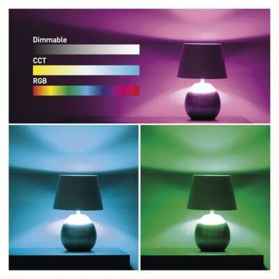EMOS LED inteligentná žiarovka GoSmart A60/E27, 11W, 1050lm, RGB, stmievateľná, Wi-Fi