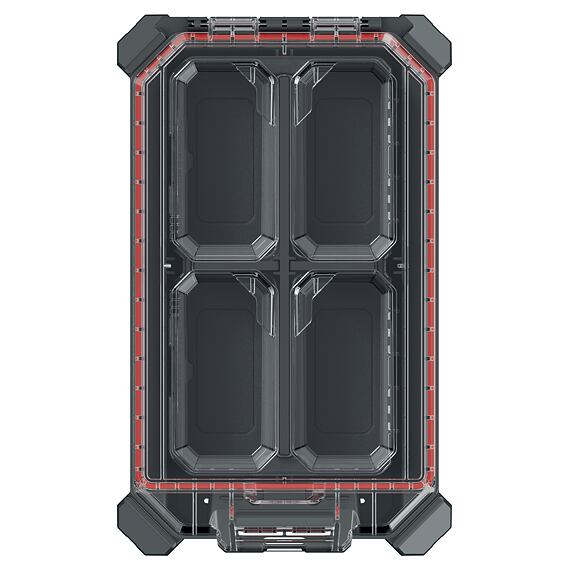 KISTENBERG organizér MSX 228*368*126mm, čierny, vyberateľné boxy