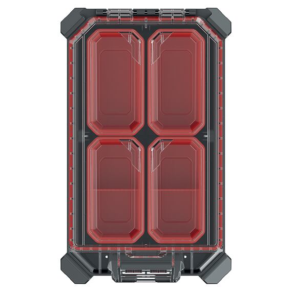 KISTENBERG organizér MSX 228*368*77mm, čierny, vyberateľné boxy
