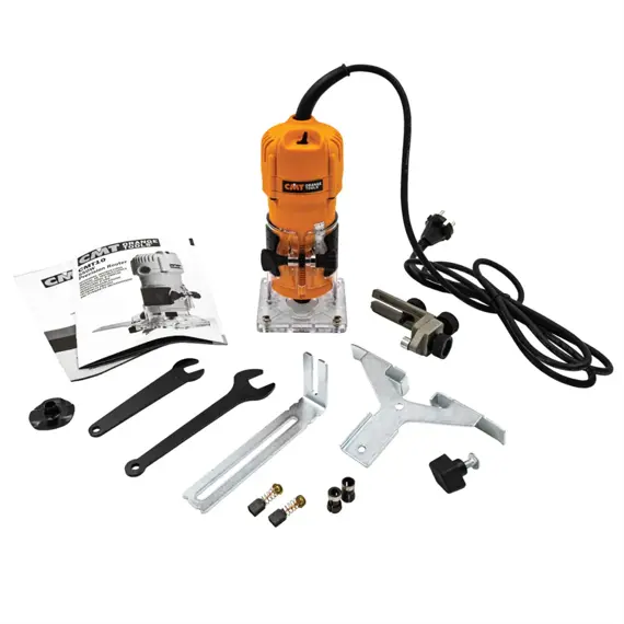 CMT 10N vrchná frézka orezávacia 550W, klieštiny 6+8mm