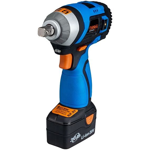 NAREX ASR 203-SB aku rázový utahovák 20V/3Ah, 300Nm, 1/2"