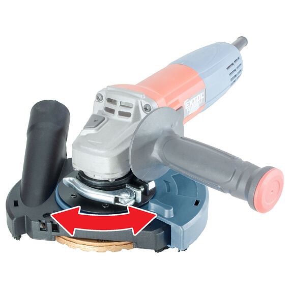 EXTOL PREMIUM kryt odsávania pre plošné brúsenie pr.125mm, 4*vymedzovacia vložka, 8807020