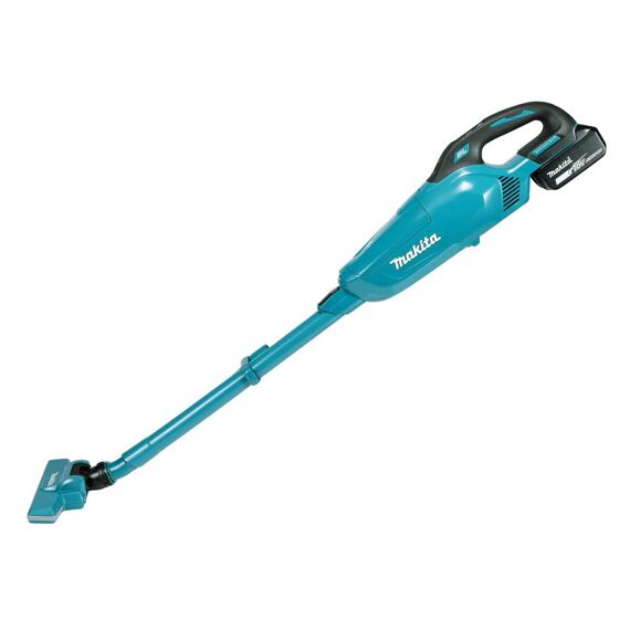 MAKITA DCL285FZ aku vysavač 18V LXT, bezuhlíkový motor, textilní sáček, LED světlo, bez baterie