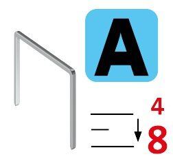 NOVUS J-11 sponkovačka ručná ABS plast, sponky A 4-8mm