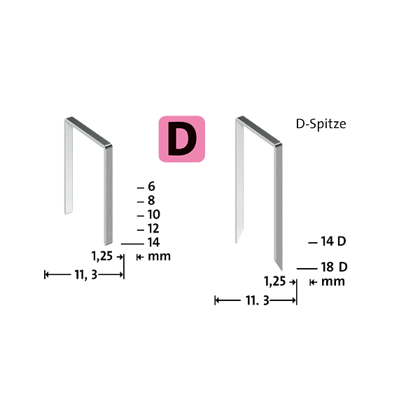 NOVUS sponky D53F, 10mm, 600ks (042-0790)