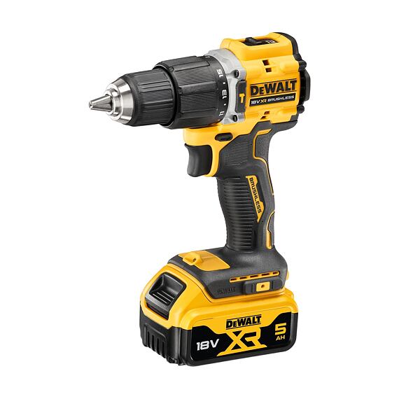 DeWalt DCD100YP2T aku príklepová vŕtačka 18V/2*5Ah, 68Nm, 0-450/1650 ot./min., kufrík