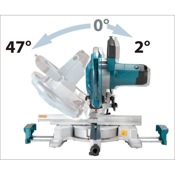 MAKITA LS1110F pokosová píla 1450W, rez 305mm/91mm, kotúč 260*30mm, LED svetlo