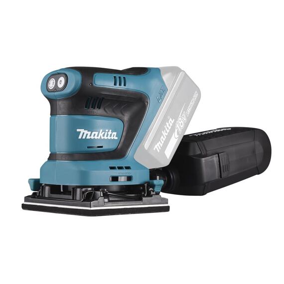 MAKITA DBO480Z aku vibrační bruska LXT 18V, 114*102mm, suchý zip, 11000/14000 ot./min.