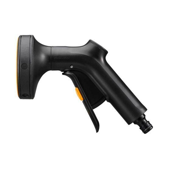 FISKARS 1070836 zavlažovací pistole 4-funkční, ERGO rukojeť s předním ovládáním