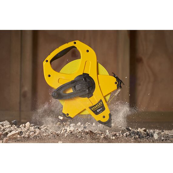 STANLEY 2-34-775 pásmo 60m PowerWinder, otvorené, prevod 3:1, tr. presnosti II