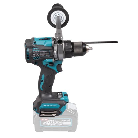 MAKITA HP001GM201 aku bezuhlíkový príklepový vŕtací skrutkovač Li-ion XGT 40V/2*4Ah, max.140Nm