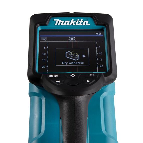 MAKITA DWD181ZJ aku detektor 18V LXT kov/plast/dřevo, LED bar. displej, laserová linie, bez baterie