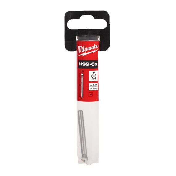MILWAUKEE 4932493975 záhlubník 6,3mm HSS-Co, DIN 335C/úhel 90°, vhodné pro nerez
