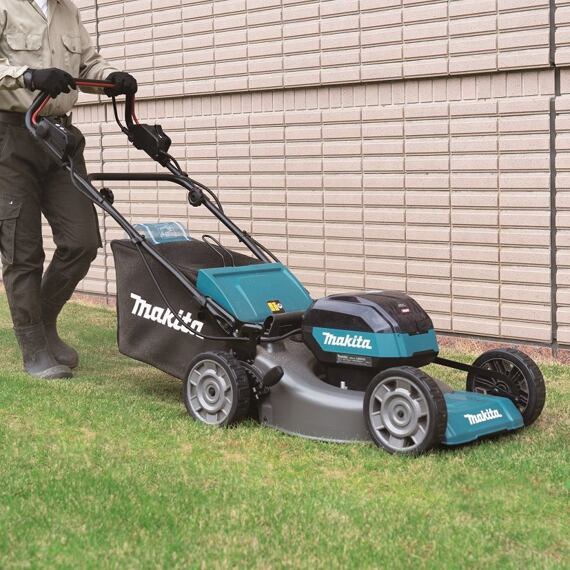 MAKITA LM001GZ aku rotační sekačka s pojezdem 40V XGT, 480mm, koš 62l, bez baterie