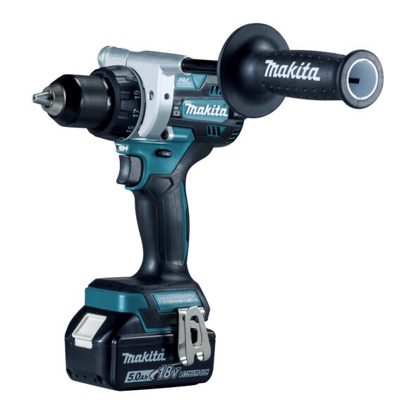 MAKITA DDF492RTJ aku bezuhlíková vrtačka LXT 18V/2*5Ah, 130Nm, 0-550/2100 ot./min., MAKPAC