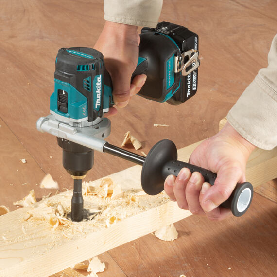 MAKITA DDF492RTJ aku bezuhlíková vrtačka LXT 18V/2*5Ah, 130Nm, 0-550/2100 ot./min., MAKPAC
