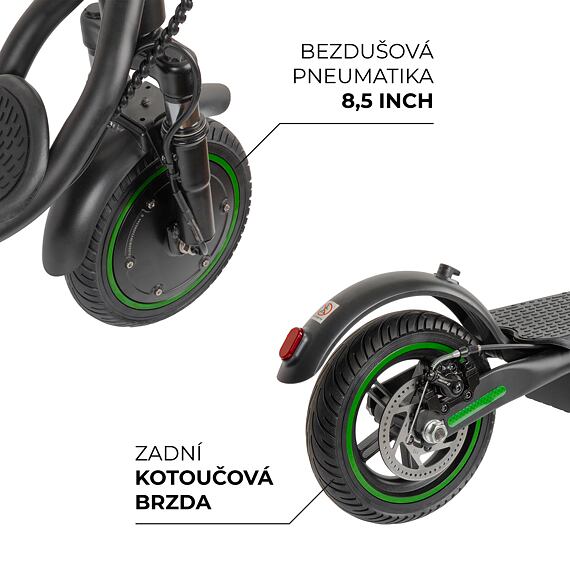 PROCRAFT DS350S aku koloběžka 350W, 36V/10,4Ah, dojezd až 30km, skládací