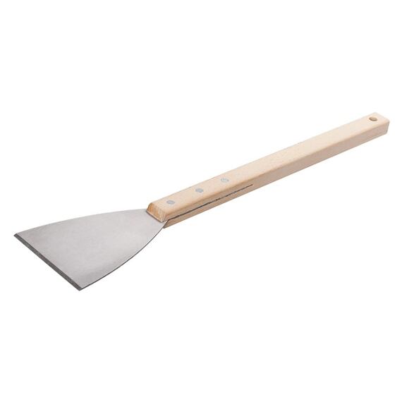 FESTA špachtle škrábací prodloužená 10cm/50cm, tl.2mm broušená hrana, dřevěná rukojeť, 32174