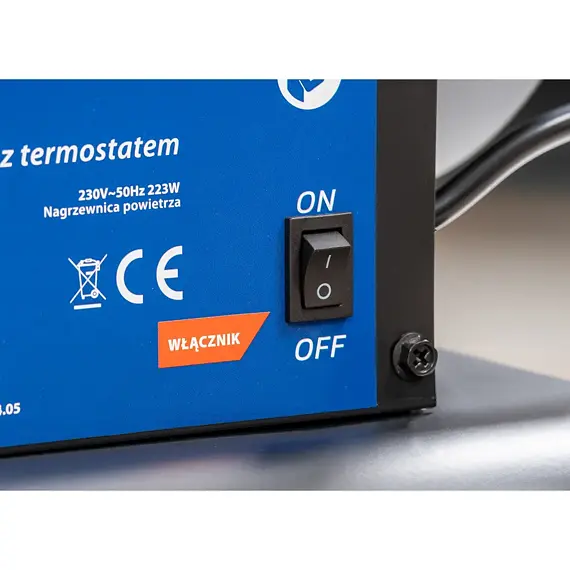 DEDRA naftové topidlo 51kW, spotř. 4,8kg/h, proud vzduchu 510m3/h, termostat, nádrž 19l DED9964AT