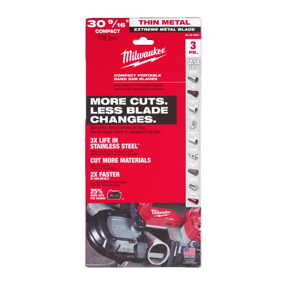 MILWAUKEE 48390631 pilové pásy Premium 776.29x12/14z 3ks