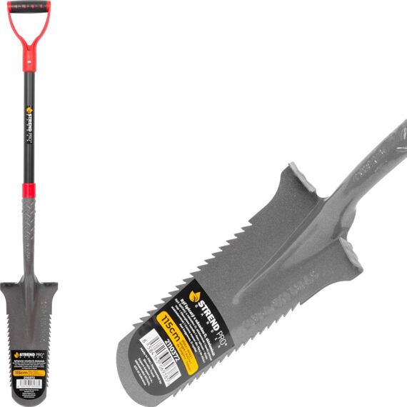 STREND PRO rýč drážkovací (sakovák) s pilkou, 1150mm, kovový 2110372