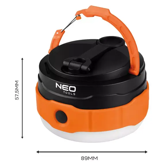 NEO lampa kempingová 3v1, 500lm, USB-C, 99-118