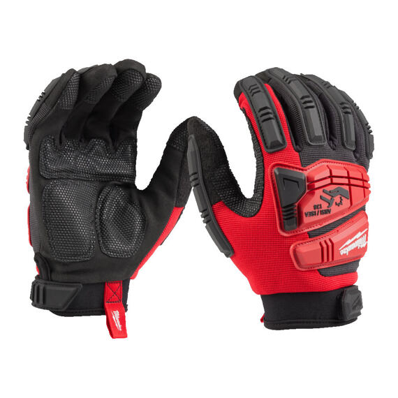 MILWAUKEE 4932498485 pracovní rukavice DemoX 11/XXL, zesílené prsty, antivibrační