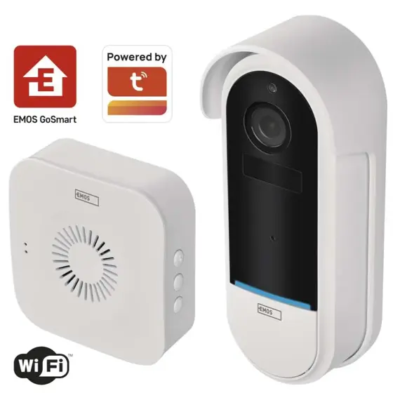 EMOS GoSmart Domovní bezdrátový bateriový videozvonek IP-15S s WiFi, H4032