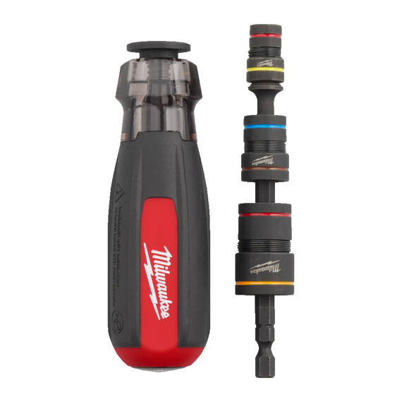 MILWAUKEE 4932498179 sada průmyslových rázových hlavic 6v1, 7-18mm, ruční držák