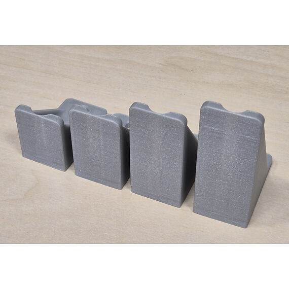 3D Tisk podpěra pro 19" rack, délka 50mm, výška 1U, 1ks