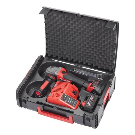 MILWAUKEE M18 CAG125X-502X aku úhlová bruska 125mm, 18V/2*5Ah, kufr