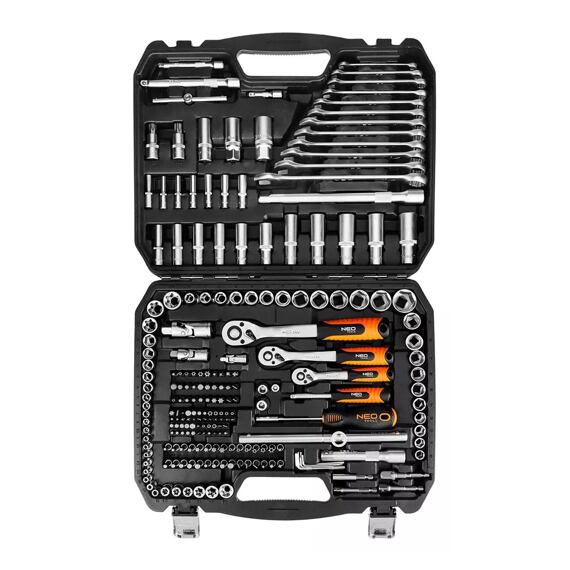 NEO gola sada 1/2"+3/8"+1/4", 220-ti dílná, OP klíče, 10-220
