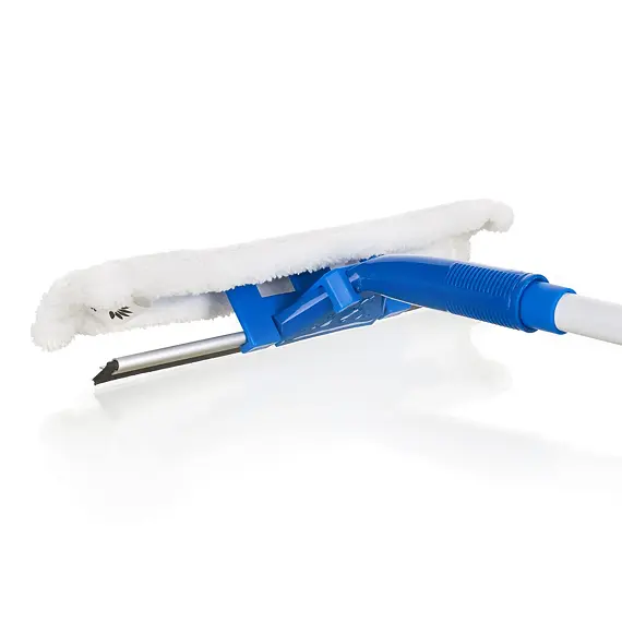 BRILANZ stěrka na okna mikrovlákno+guma 25cm, teleskopická tyč 75-150cm, 267464