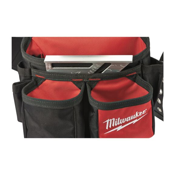 MILWAUKEE 4932500306 kapsy na nářadí, čtyřbodové šle, 2*kapsa, kapsa na telefon, úchyt na kladivo