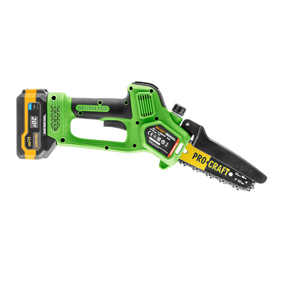 PROCRAFT PKA35 aku řetězová pilka 20V/4Ah, lišta 152mm, kufr