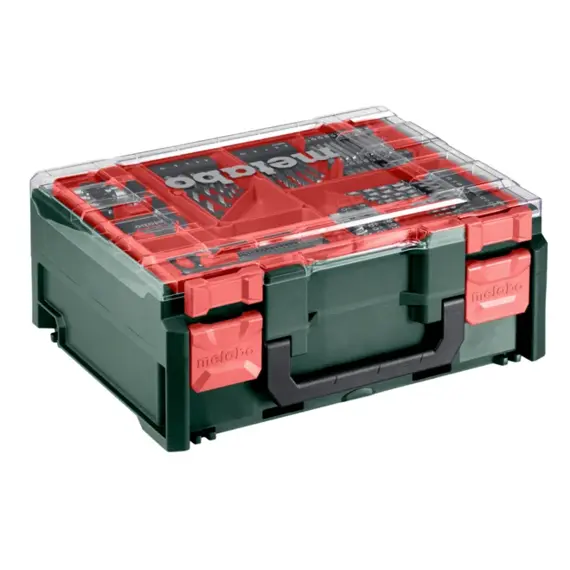 METABO SBE 650 SET mobilní dílna příklepová vrtačka 650W s příslušenstvím v kufru