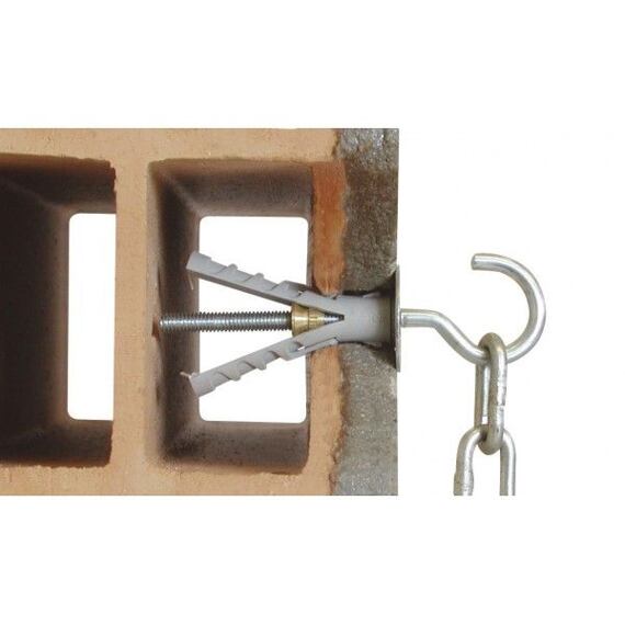 FRIULSIDER TAK 9 plastová kotva 9*40 M4 guľatý hák