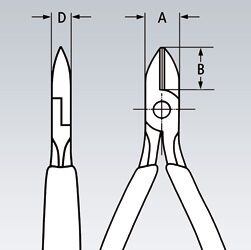 KNIPEX kliešte štikacie bočné 125mm presné 7902125