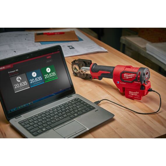 MILWAUKEE M18 HCCT-201C aku hydraulické krimpovacie kliešte na káble 53kN FORCELOGIC