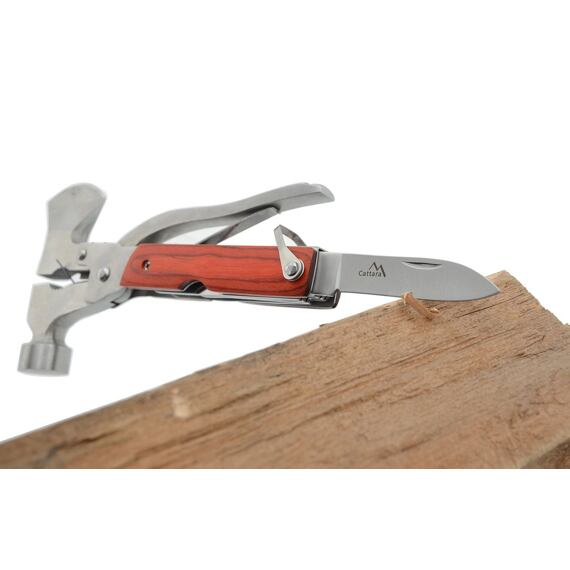 CATTARA nůž kapesní MULTIHAMMER 18cm, 12 nástrojů (kladivo, sekera) 13254