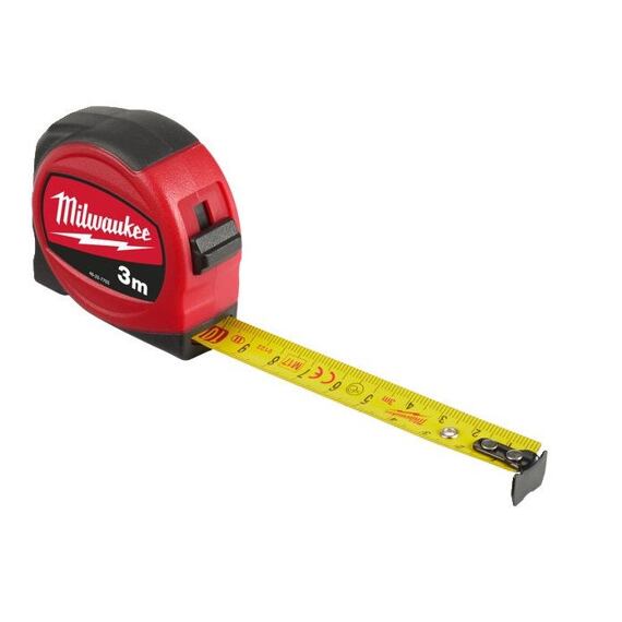 MILWAUKEE 48227703 zvinovací meter 3m, S3/16 SLIMLINE, trieda presnosti II.