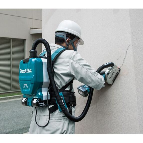 MAKITA DVC265ZXU aku chrbtový vysávač s AWS 2*18V bez batérie