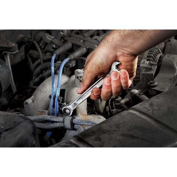 MILWAUKEE 4932464994 ráčnové klíče MAX BITE 15°,  sada 15ks, 8-22mm