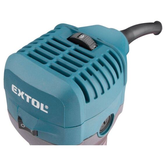 EXTOL INDUSTRIAL frézka vrchná multifunkčná 710W, 2*základňa, 13000-33000 ot./min 8793302