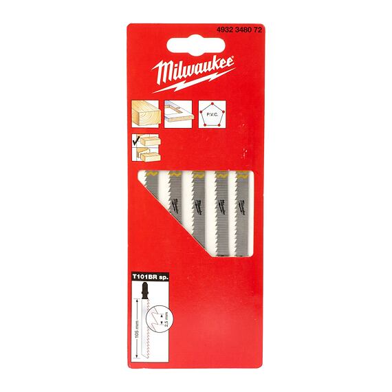 MILWAUKEE 4932348072 pílky do priamočiarky, lamino SPECIAL, 105mm, 5ks T101BR