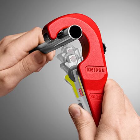 KNIPEX řezač trubek TubiX, 6-35mm, pro měď, mosaz, nerez, 903102BK