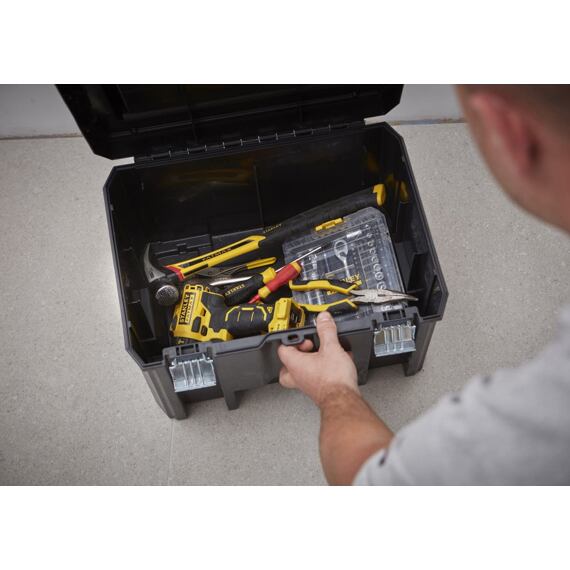 STANLEY FMST1-75796 kufrík FATMAX PRO-STACK, hlboký 44*32*34 cm, dlhá Al rukoväť