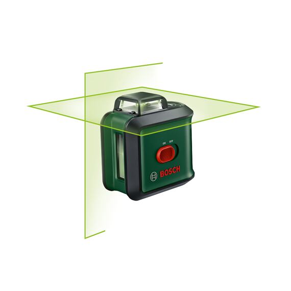 BOSCH UniversalLevel 360 PREMIUM křížový laser, zelený paprsek, dosah 24m, stativ TT150, držák MM3
