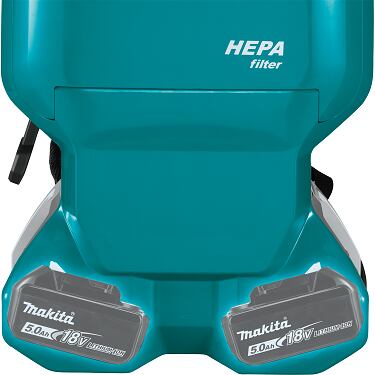 MAKITA DVC660Z aku vysávač chrbtový 2*18 V, 11 kPa, nádoba 6 l, príslušenstvo, bez batérie