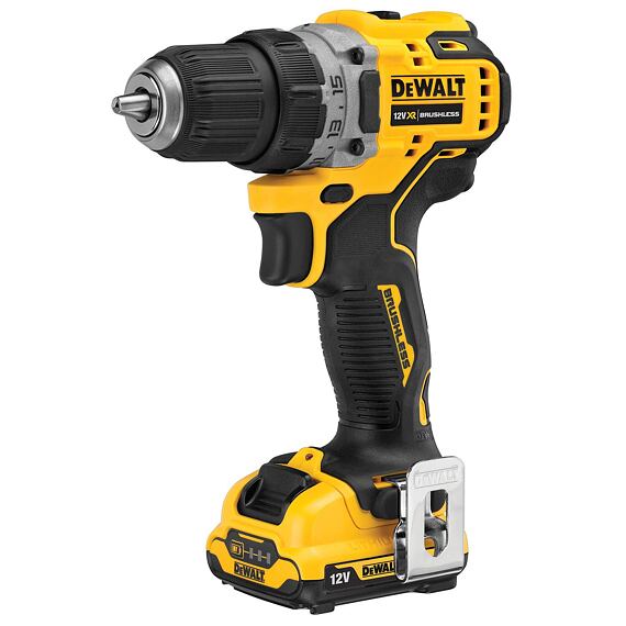 DeWalt DCD701D2 aku vŕtačka 12 V/2*2 Ah, 57 Nm, 0-425/1500 ot./min, TSTAK kufrík